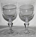 012403 BACCARAT CRYSTAL STEMMED WATER GOBLETS  WINES