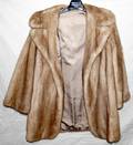 011552 EVANS FURS AUTUMN HAZE MINK THREEQUARTER COAT