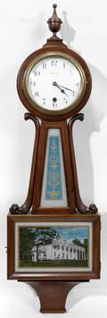 122461 SESSIONS BANJO CLOCK H35 W103