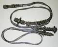 121588 SILVER LADYS BELTS W TASSEL ENDS TWO
