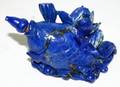 120489 LAPIS CARVED SNUFF BOTTLE FISH  LOTUS H2