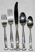 120457 WALLACE ROMANCE OF THE SEA STERLING FLATWARE