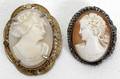 041573 ITALIAN CAMEO BROOCHES C1900 TWO
