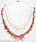 041572 CORAL NECKLACES TWO L2022  ONE OTHER