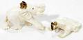 032484 CARVED IVORY FIGURAL CHARMS TWO L15