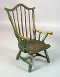 Pennsylvania childs windsor armchair late 18th c
