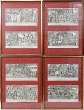 022454 18TH19TH C ENGRAVINGS ROMAN SCENES