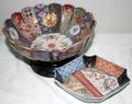 021522 IMARI PORCELAIN BOWL  ASHTRAY