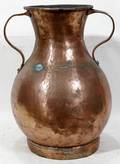 020506 HAMMERED COPPER URN H175 W12