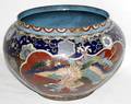 012445 CHINESE CLOISONN LARGE BOWL 19TH C
