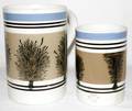 122479 MOCA SEMIPOTTERY QUART  PINT MUGS