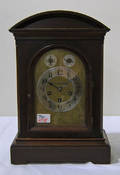 Junghans bracket clock retailed by Henry Birks  Sons
