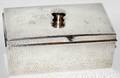 112425 STERLING HAND HAMMERED CIGAR BOX  C1930