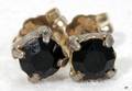 110492 ONYX GLASS STUD EARRINGS