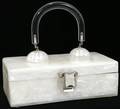 041599 LUCITE PURSE C1950 H3 W85 D45