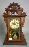 Seth Thomas Victorian mahogany shelf clock