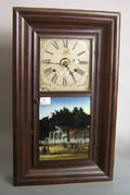Chauncey  Goodrich mahogany calendar clock