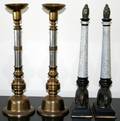 031661 MODERN METAL DECORATIVE CANDLESTICKS