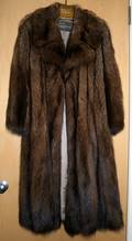 031636 LONG FISHER FUR COAT FROM FURS BY ROBERT