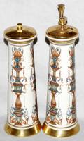 022517 LENOX PORCELAIN SALT  PEPPER SHAKERS H75