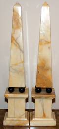 022494 ITALIAN CARVED MARBLE PLINTHS MODERN H17