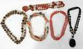 021576 STONE BEAD NECKLACES FIVE
