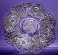 012509 CUT GLASS CANDY DISH DIA7