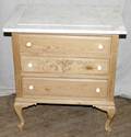 011626 AMERICAN MARBLE TOP DRY CHEST H30 W28 D19