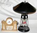 011611 JOHNNY WALKER LAMP  UNITED FIREPLACE CLOCK