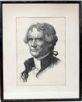 122523 SAMUEL J WOOLF LITHOGRAPH THOMAS JEFFERSON