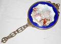 120546 PORCELAIN  METAL DRESSER MIRROR WBEVEL INT