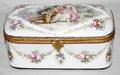 120544 FRENCH PORCELAIN DRESSER BOX H4 W5 L8