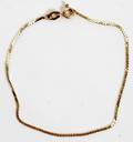 110558 14K YELLOW GOLD CHAIN BRACELET L7
