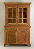Pennsylvania pine Dutch cupboard ca 1800