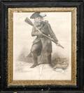 030545 AFTER ALONZO CHAPPEL LITHOGRAPH SOLDIER 1776