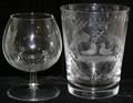 022528 GLASS SNIFTERS  ROCKS GLASSES H45