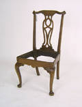 George II oak dining chair