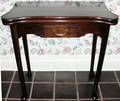 041054 QUEEN ANNE STYLE MAHOGANY CONSOLECARD TABLE