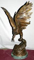 040032 MAX TURNER BRONZE SCULPTURE C1982 30x21