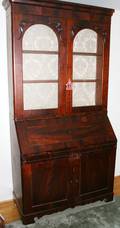 040053 VICTORIAN MAHOGANY SECRETARY DESK C 19TH C