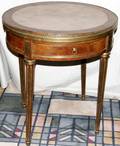 031007 FRENCH MAHOGANY ROUND GAMES TABLE 19TH C