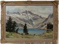 030004 MAXIMILIAN STRASKY OIL ON CANVAS MOUNTAINS