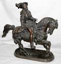 030003 LOUIS MARIE MORIS BRONZE SCULPTURE NOBLEMAN
