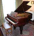 012029 CHICKERING  SONS MAHOGANY GRAND PIANO 1895