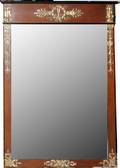012059 FEDERAL STYLE MAHOGANY  GILT MIRROR
