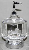 011029 STEUBEN GLASS CAROUSEL H8 DIA45 ORIG BOX
