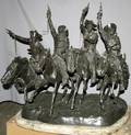 010014 AFTER FREDERIC REMINGTON BRONZE SCULPTURE