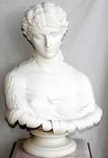 010022 COPELAND SPODE PORCELAIN BUST OF WOMAN