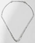 122053 165CT ROUND DIAMOND TENNIS NECKLACE L17
