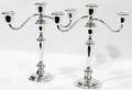 121032 GORHAM STERLING SILVER CANDELABRA 2 H115